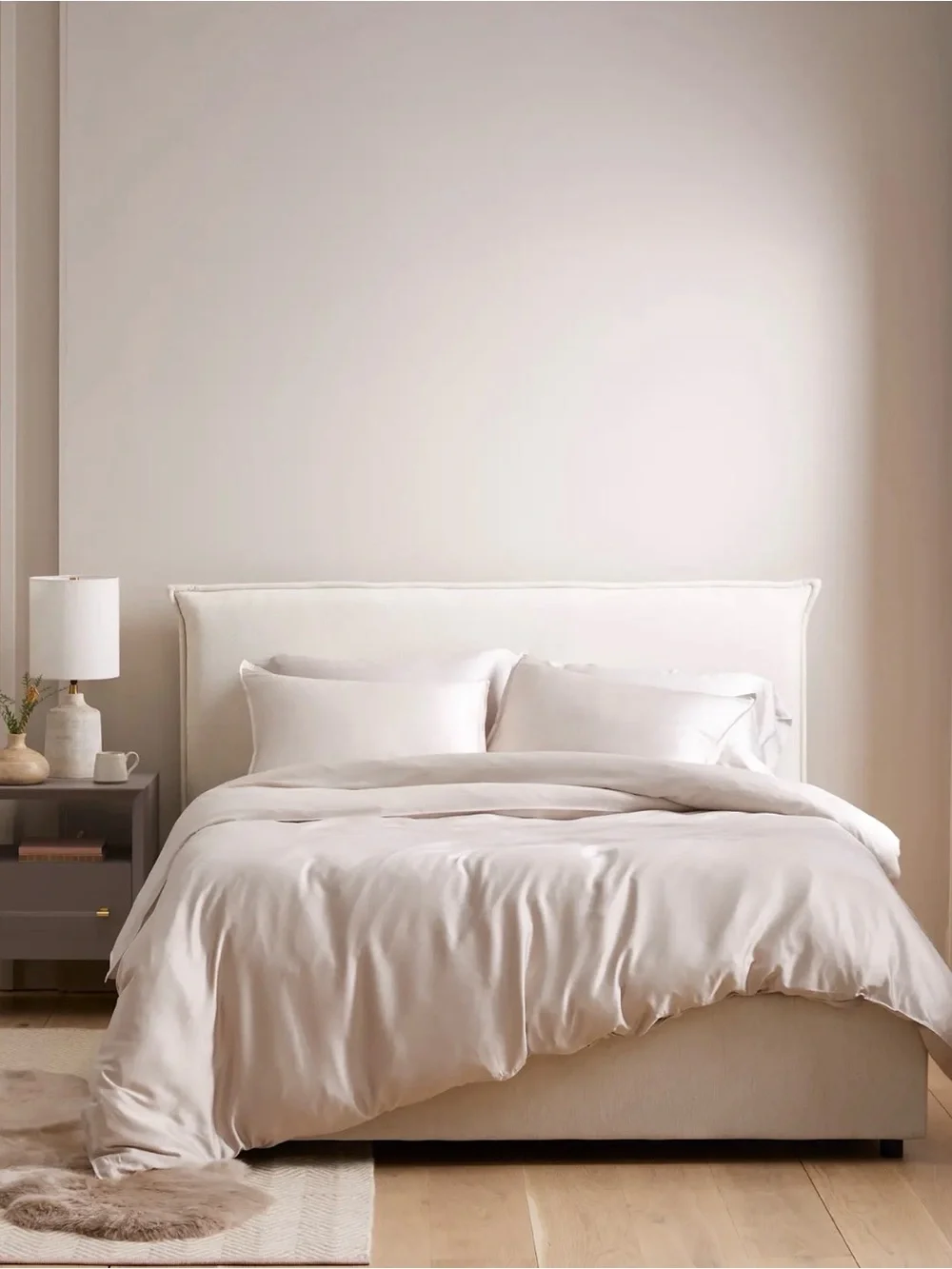 NWOT Quince Sand Bamboo Duvet Cover - Retails $124